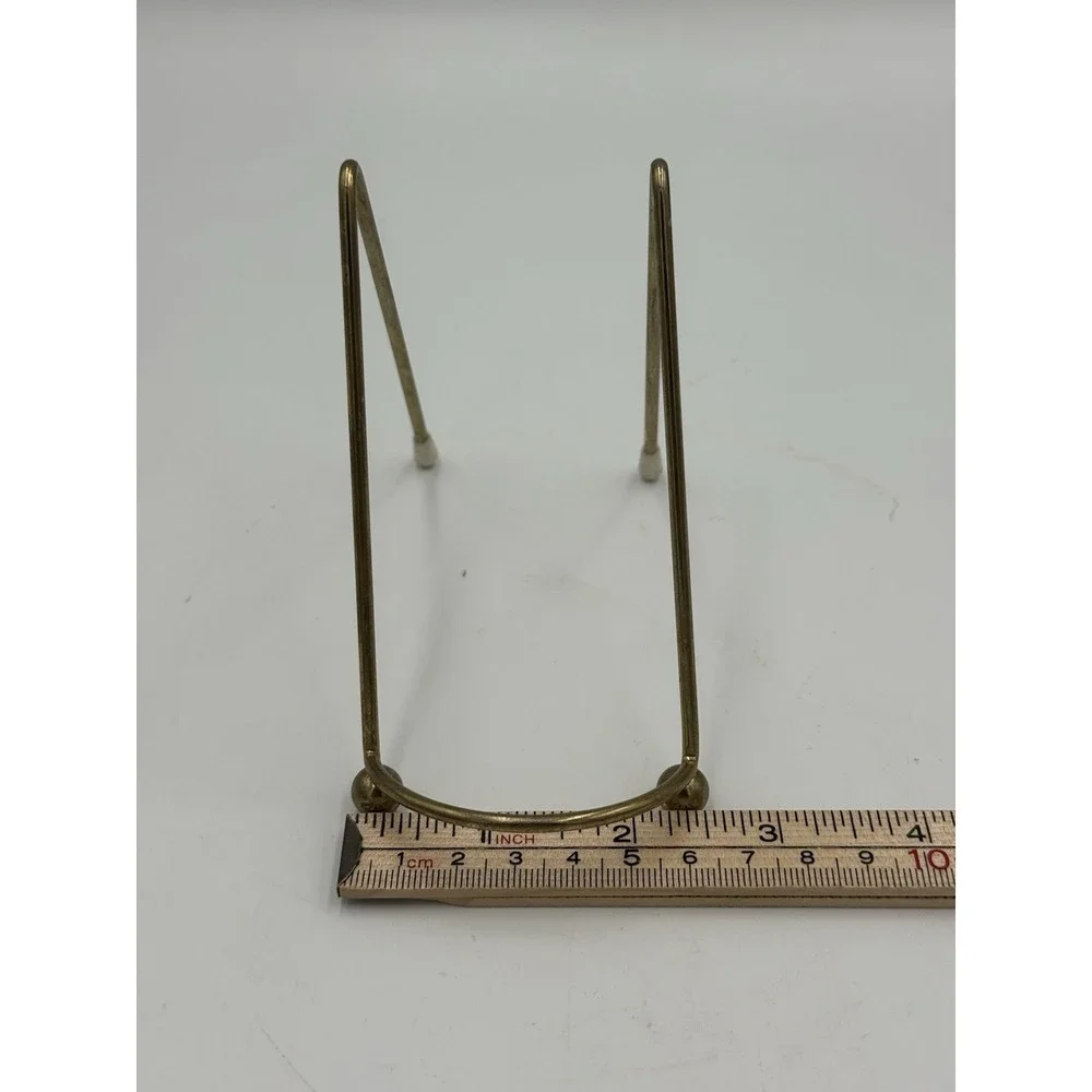 Small Brass Wire Easel For Plate Or Picture